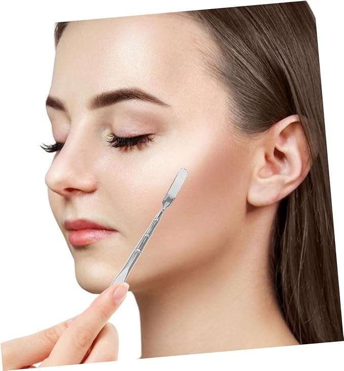 Stainless Steel Pore Scraper  Double-Ended Blackhead Remover Tool