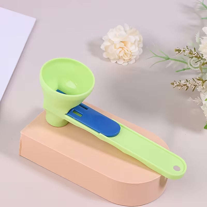 PowderPro Sliding Funnel Scoop - Blue