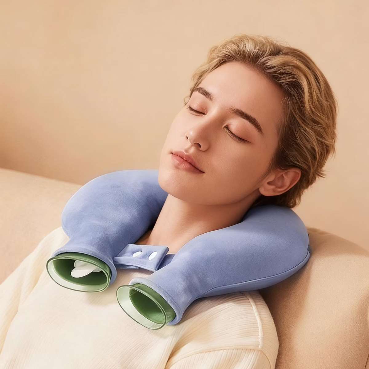 UShaped Hot Water Bag - Blue