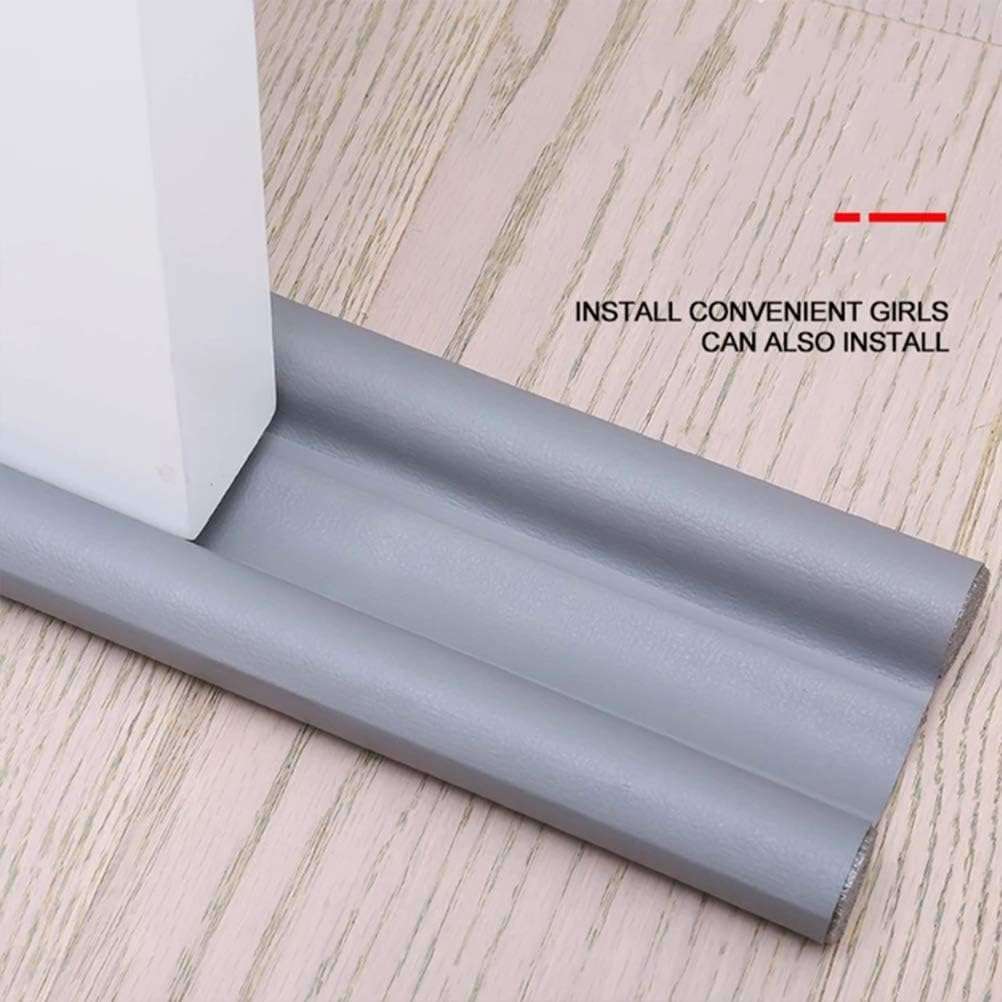 Under Door Draft Stopper/Black