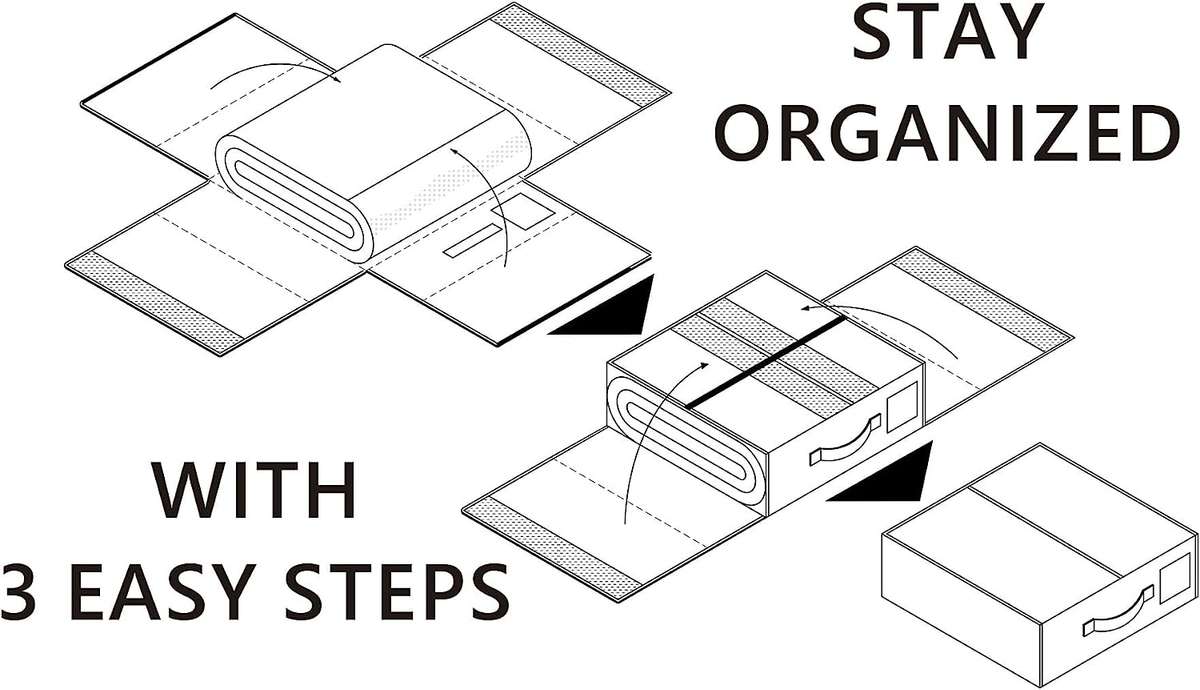 Multifunctional Foldable Bed Sheet Storage Box