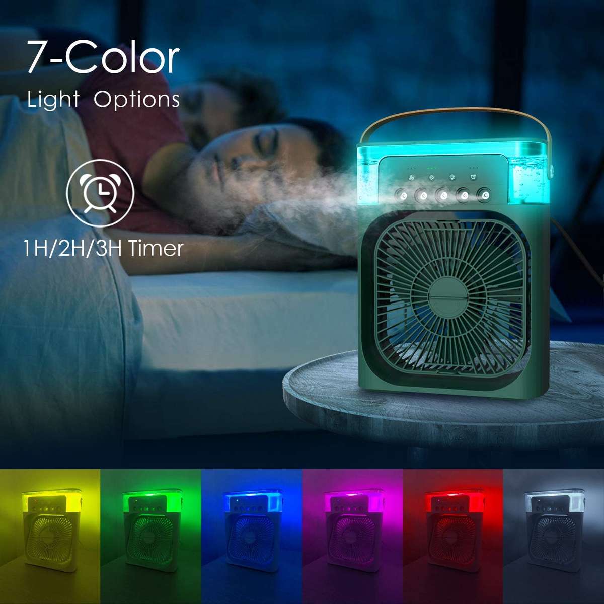 Portable Air Conditioner Fan/Black