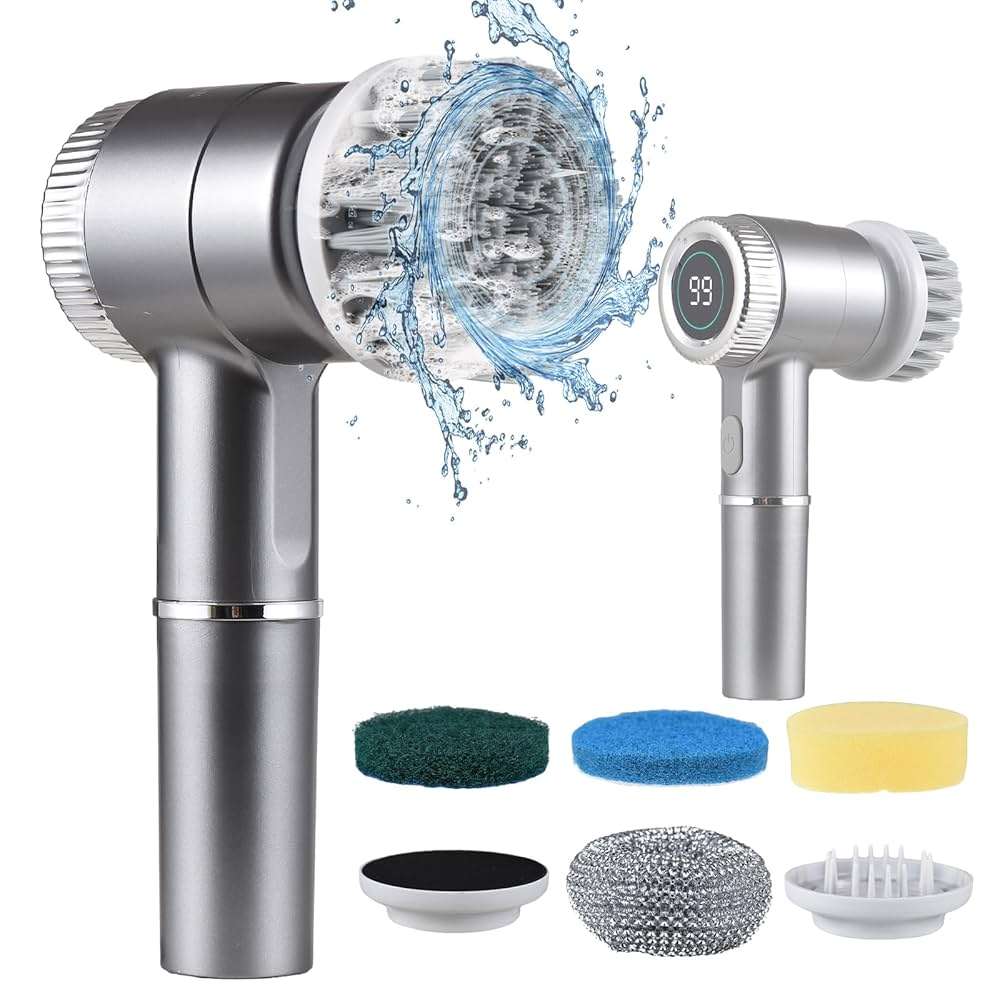 ScrubSmart Electric Cleaning Brush - Blue