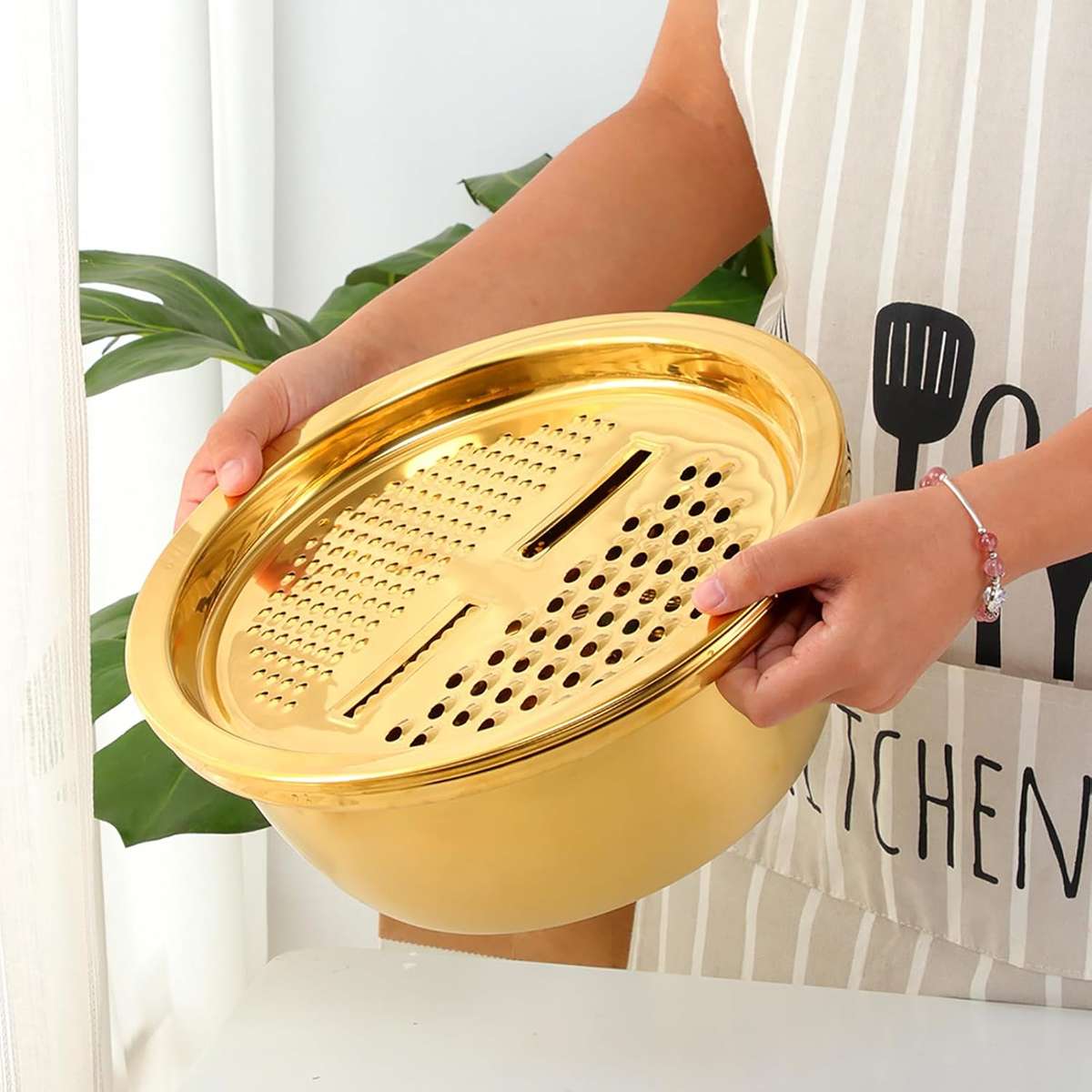 ChefMate 3in1 Stainless Steel Colander Se