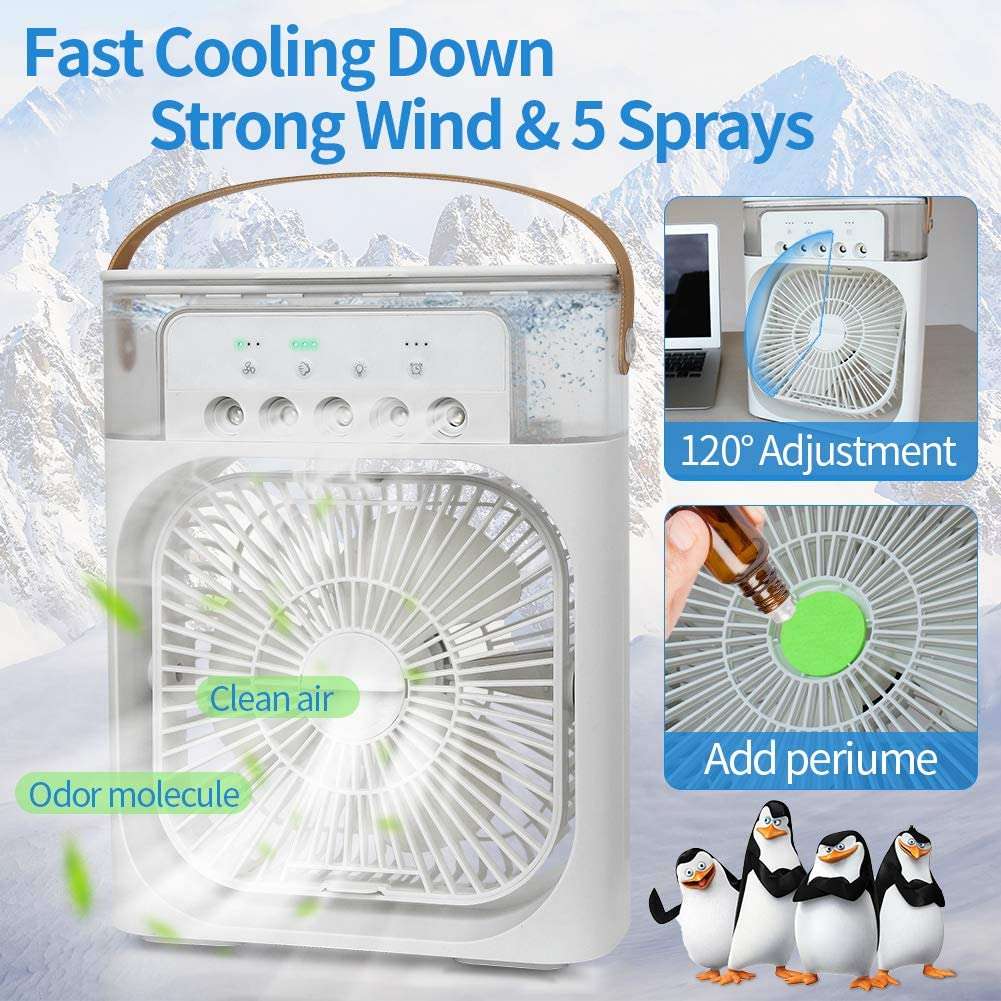 Portable Air Conditioner Fan/Black