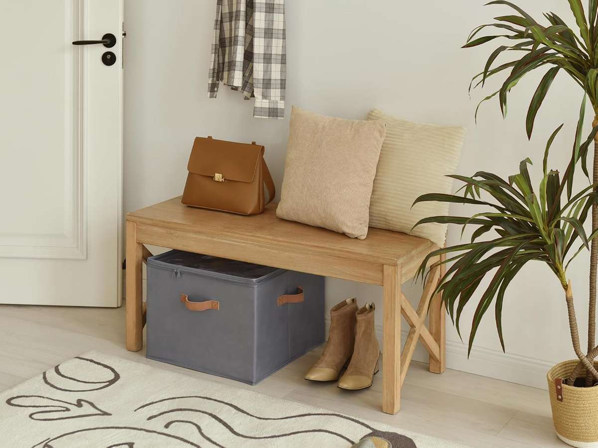 Foldable Shoe Cubby Organizer  Holds Up to 16 Pairs