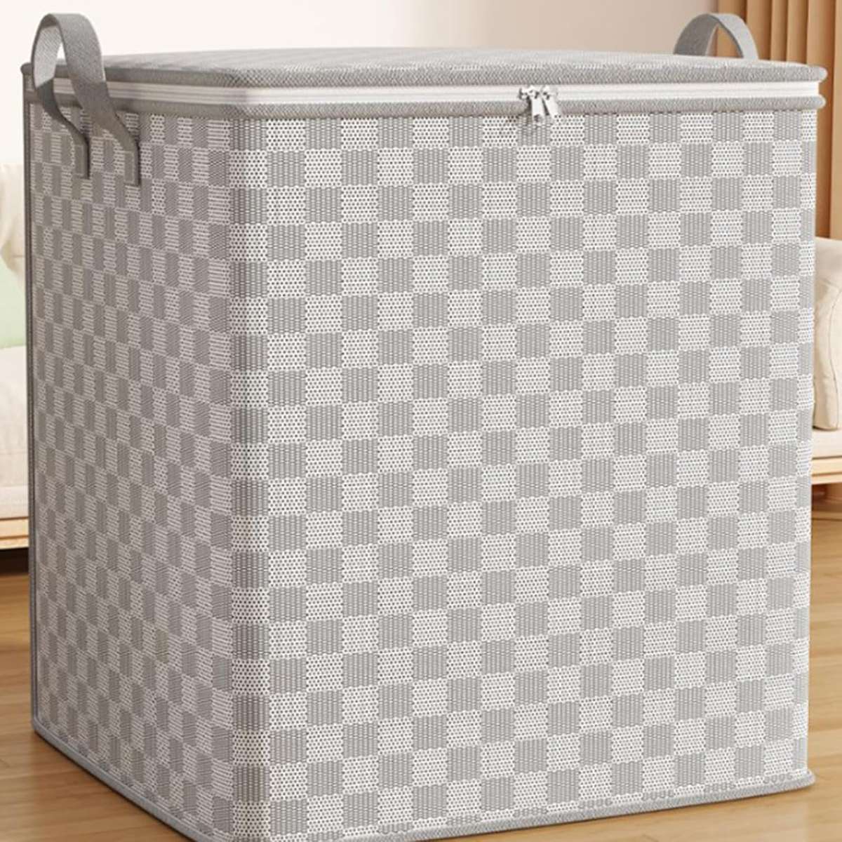 Dust-proof Non-woven Quilt Bag with Zip Lid/ Med 56*45*56