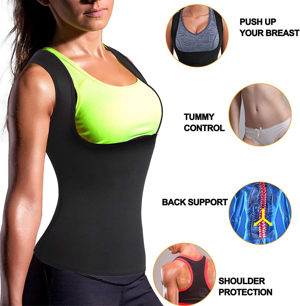 Neoprene Sauna Sweat Waist Trainer/XX-Large