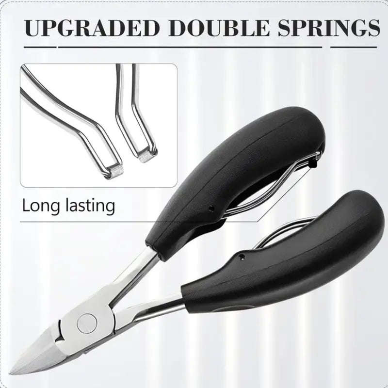 5pc Professional Heavy-Duty Toenail Clipper Set for Ingrown & Thick Toenails