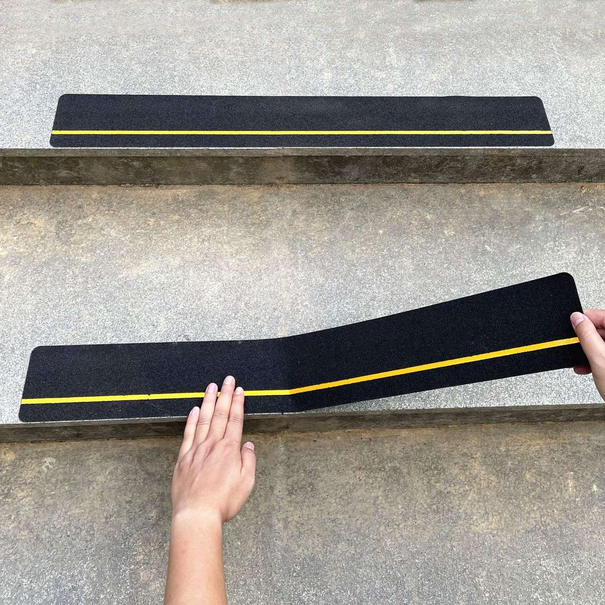 AntiSlip Safety Tape with Reflective Line - Green