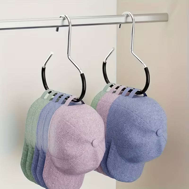 Black Metal Hanger - Cap, Scarf Tie Hangers - 5 pack
