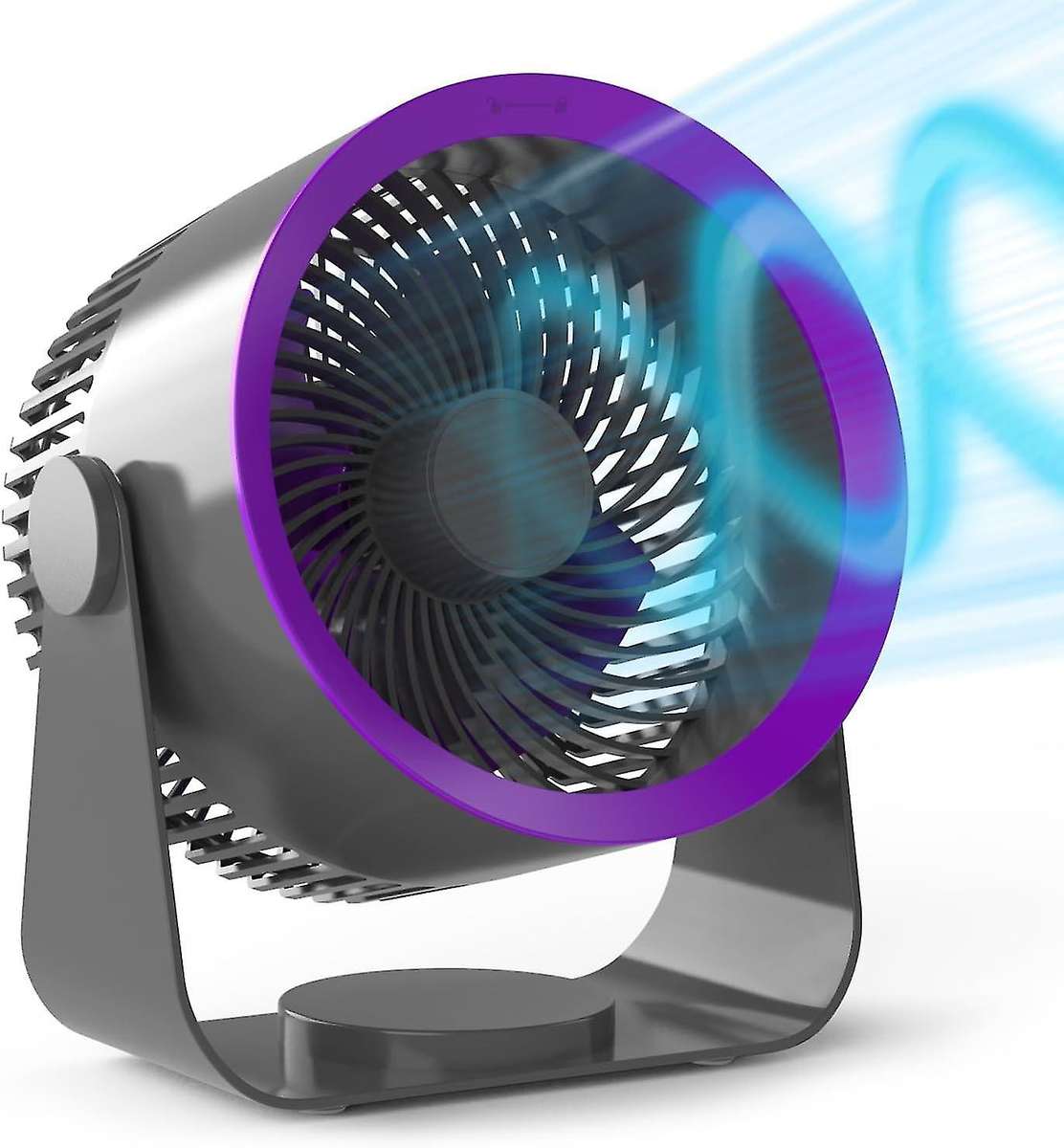 Rechargeable Portable Desktop Fan Ventilator/Grey
