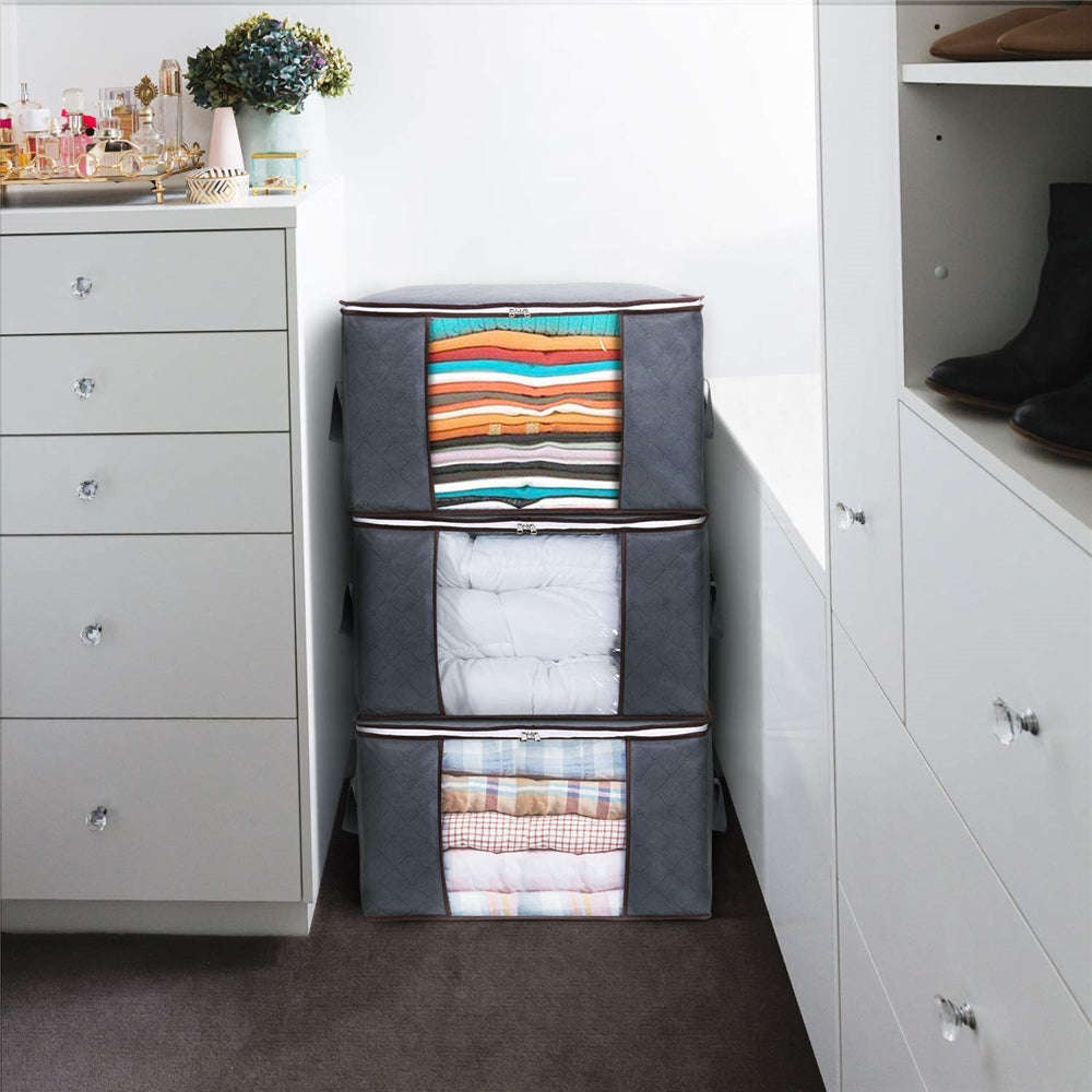 Portable Clothes Storage bag with Handles 105 liters