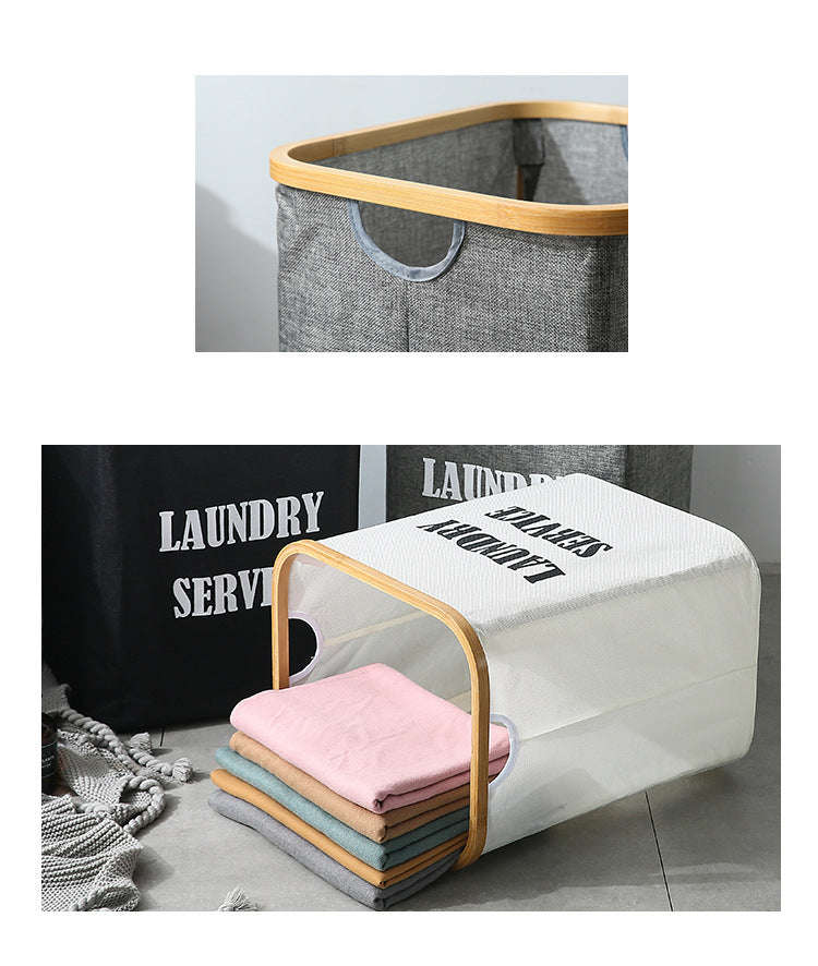 laundry and storage basket - Round-GREY