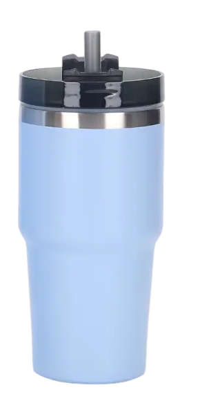 DualSip 600ml Double Wall Travel Tumbler - Black