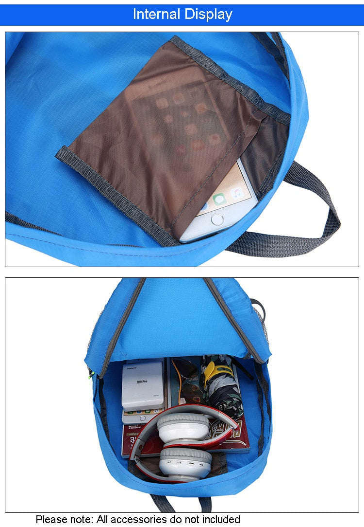 Waterproof Foldable Backpack-ORANGE