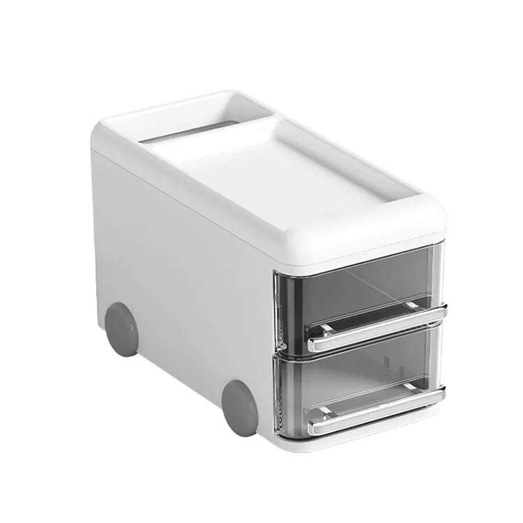 Double Decker Bus Stationary Organizer-Red