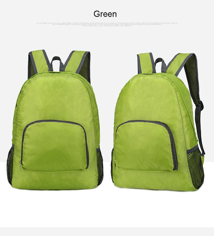 Waterproof Foldable Backpack-ORANGE