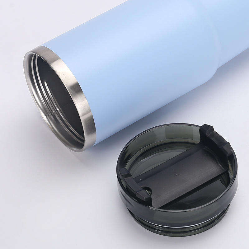 DualSip 600ml Double Wall Travel Tumbler - Black