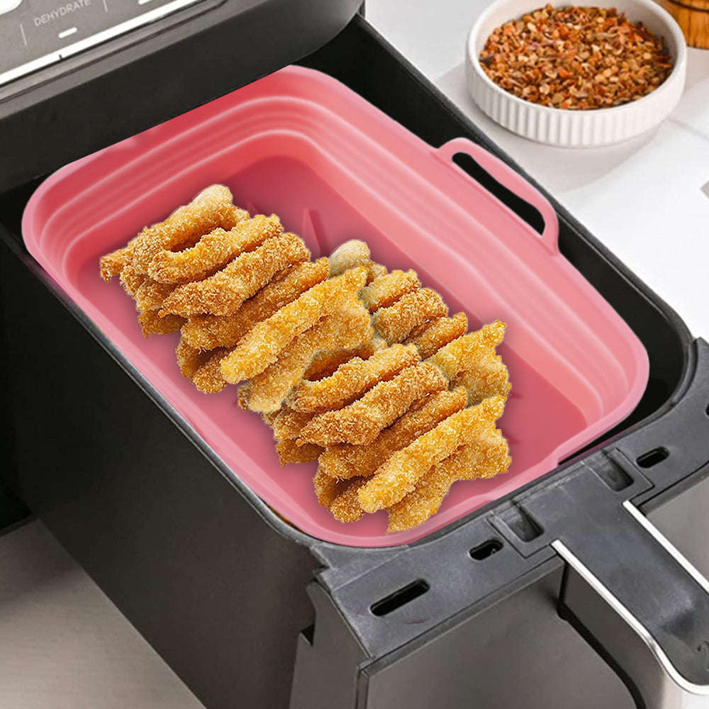 Rectangular Foldable Silicone Tray-Grey