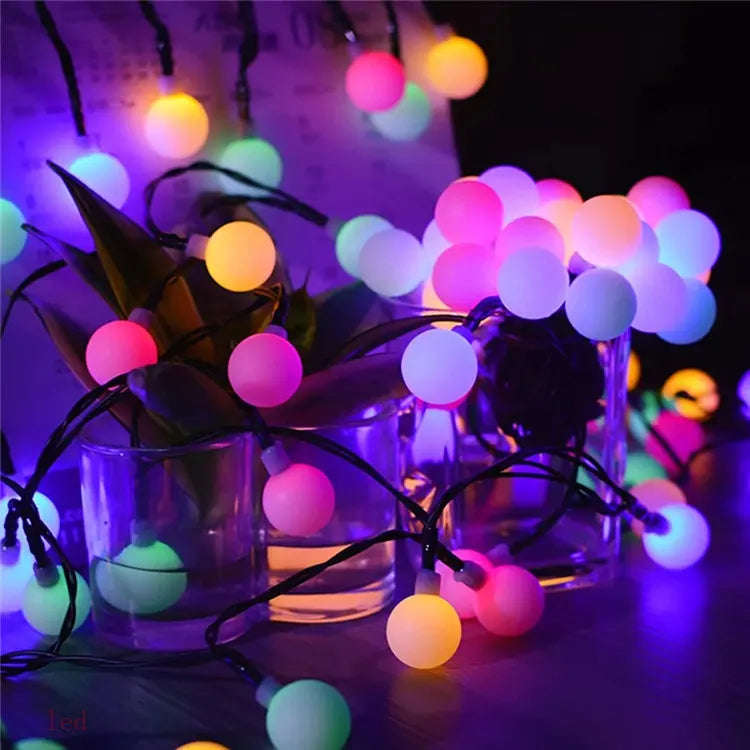 Solar Bubble Fairy Lights - 100 LED 10m