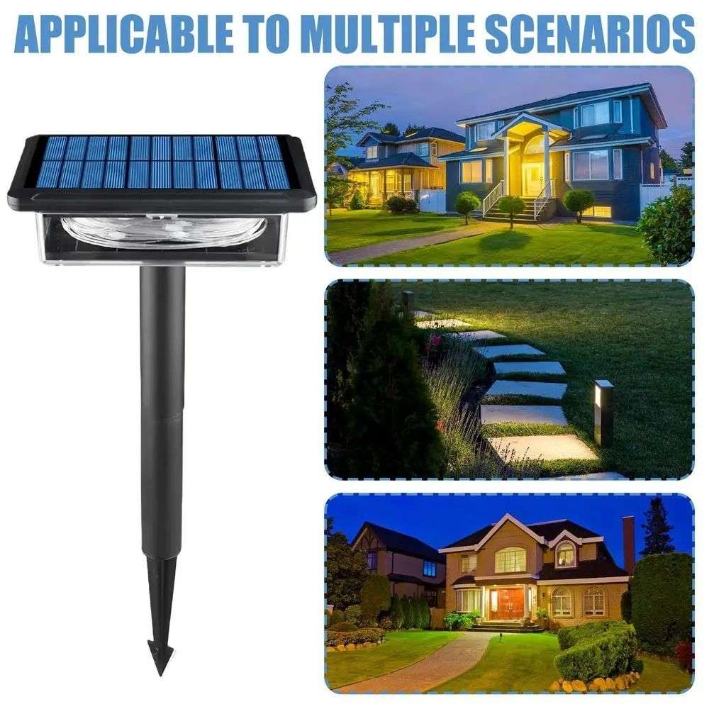 2-in-1 Solar Garden Light and Rope Light - Cool White