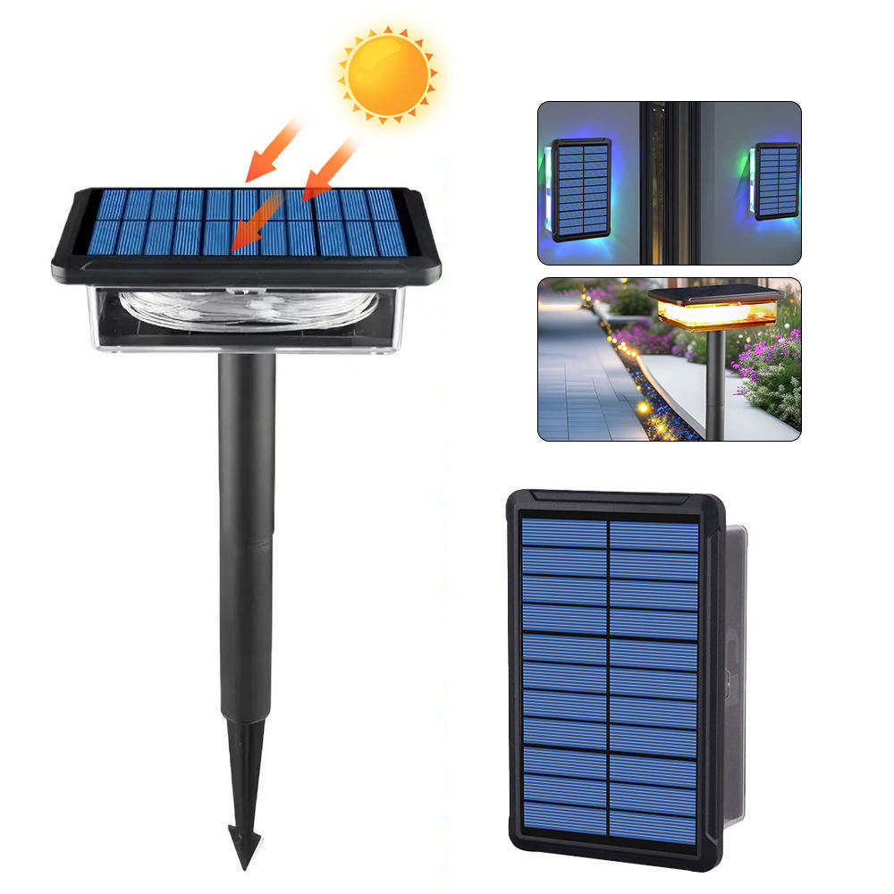 2-in-1 Solar Garden Light and Rope Light - Cool White
