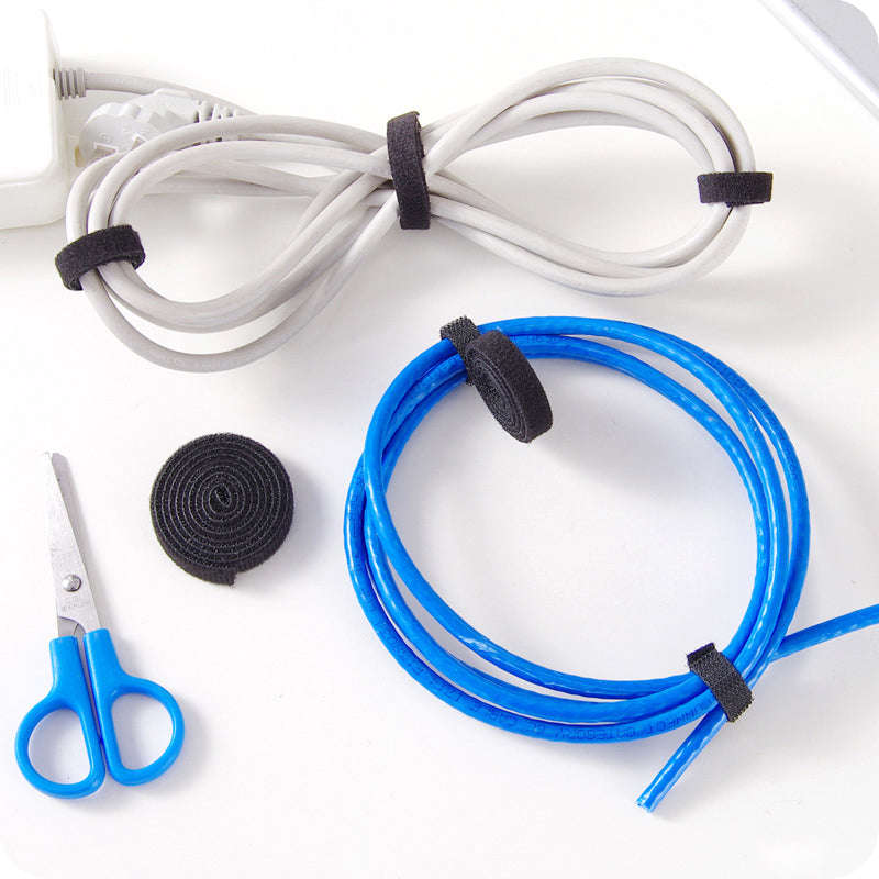 Reusable Hook and Loop Cable Straps-White