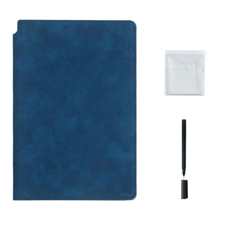 Reusable PU Leather Whiteboard Notebook/Pink