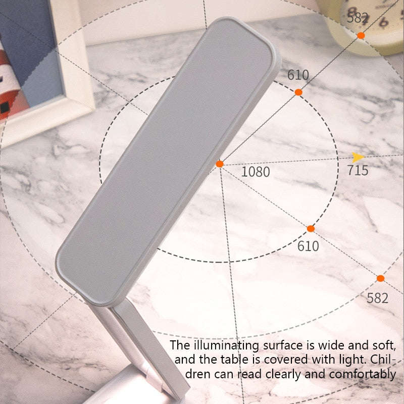 Rechargeable Foldable Table Lamp-White