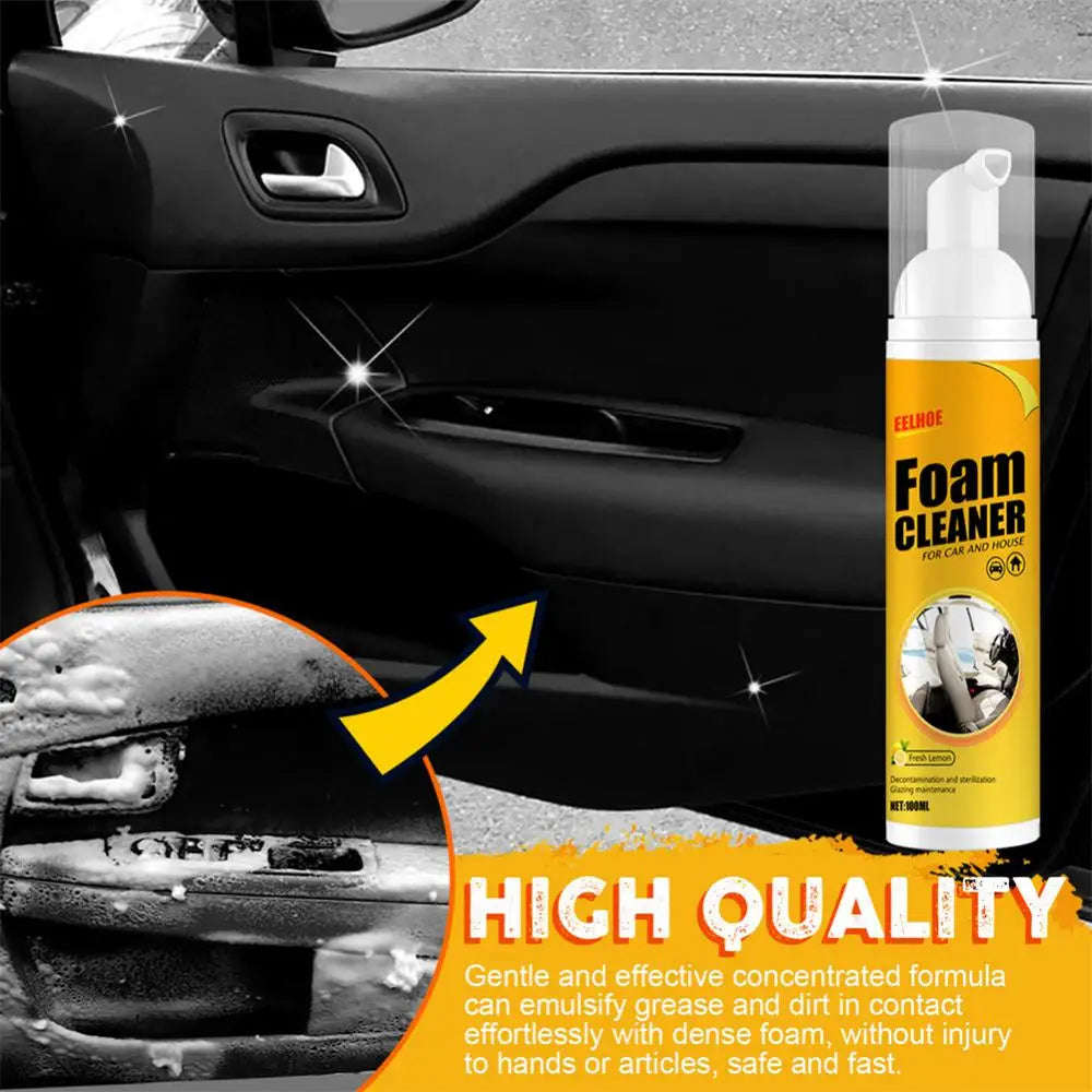 100ml Home and Car Multifunctional Powerful Foam Cleaning Kit