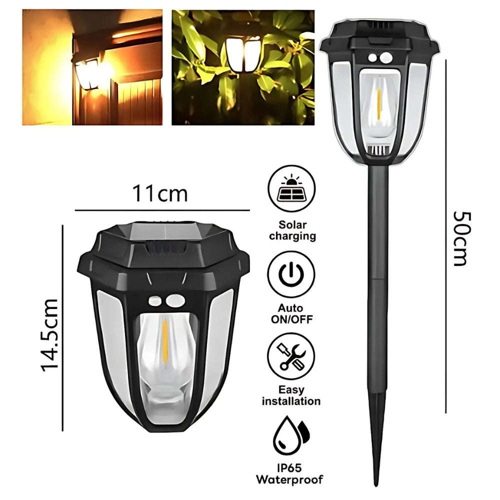 Solar Interaction Wall/Ground Lamp