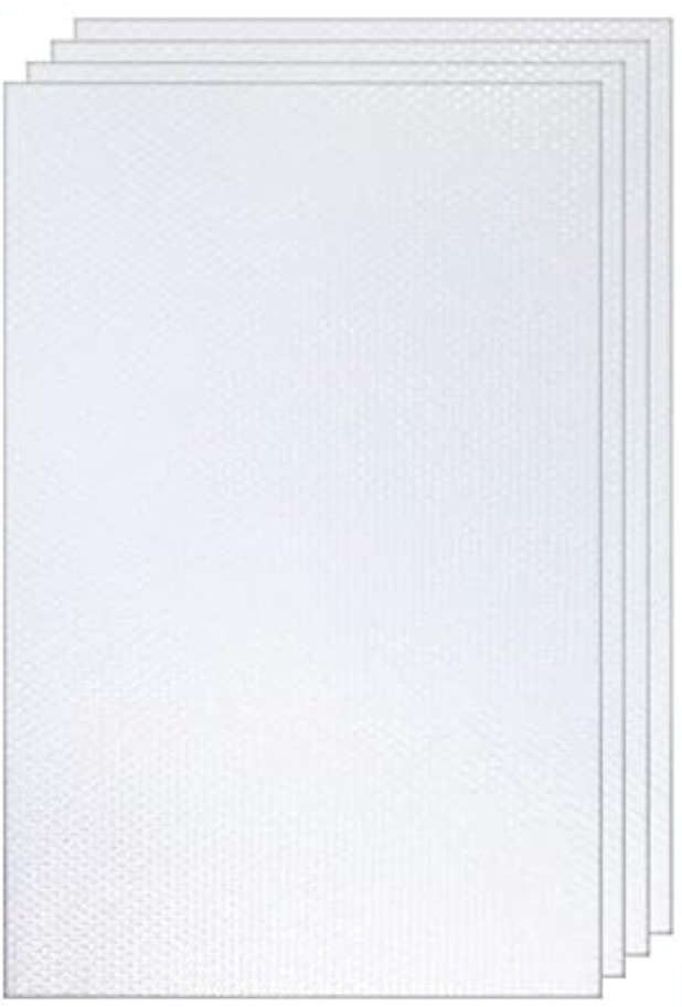 Anti-Slip Easy Clean Fridge Liners 4pc/Pink