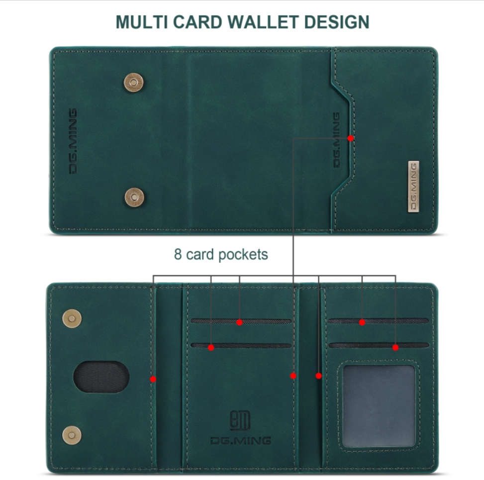 High End Magnetic Super Slim Wallet-Green