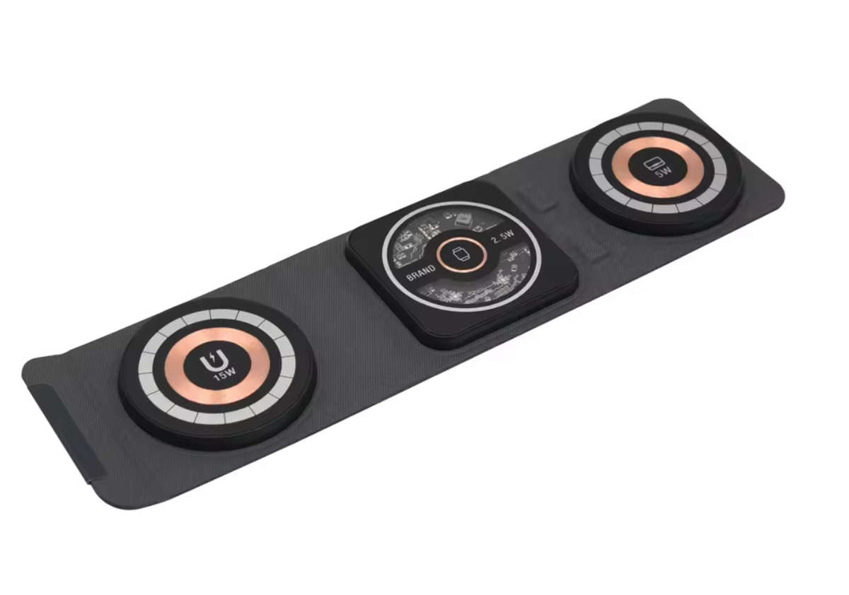 3 in wireless charger with Magsafe - Black
