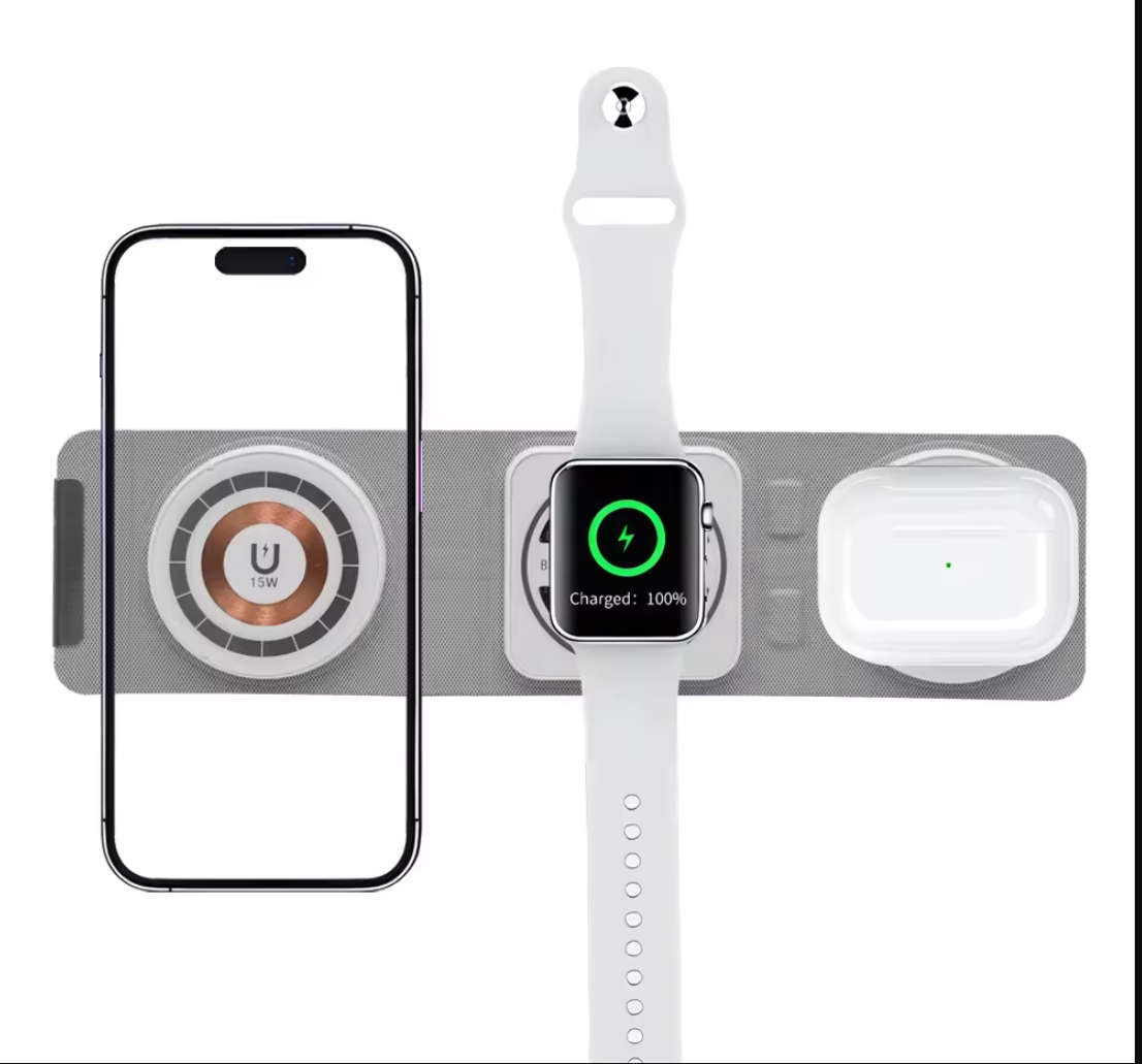 3 in wireless charger with Magsafe - Black