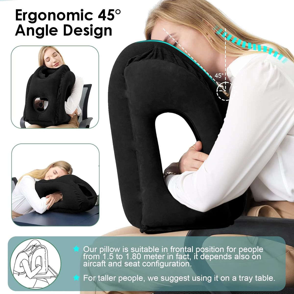 TravelNap - Inflatable Body Pillow