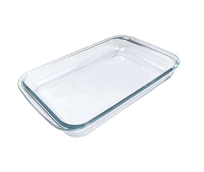 Rectangular Borosilicate Glass Bakeware - 2.2L  34.5cm x 21cm x 5cm