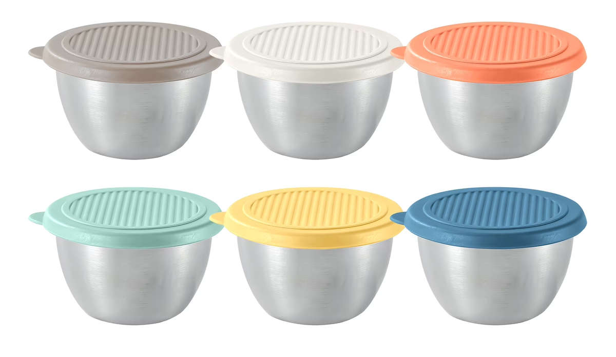 MiniSeal Stainless Steel Condiment Cups