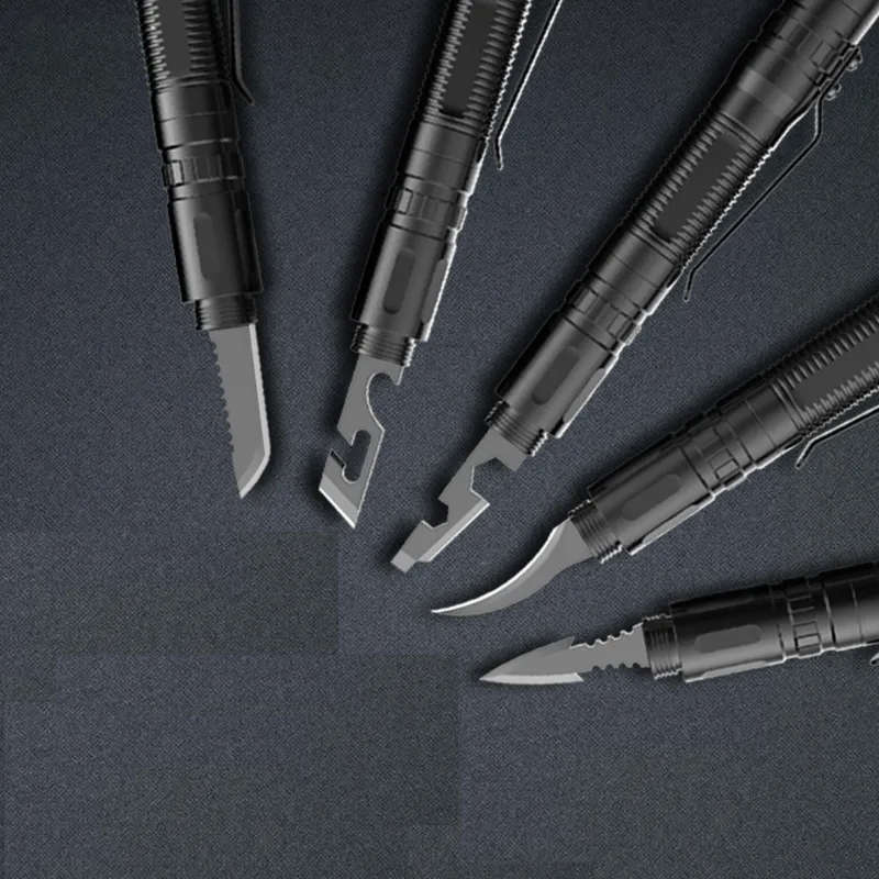 TactiPro 16-in-1 Multifunctional Tool Set  Tactical Pen, Snowflake Tool, Flashlight and More