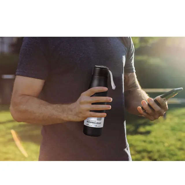Elite Double Walled Travel Bottle/Rose Gold