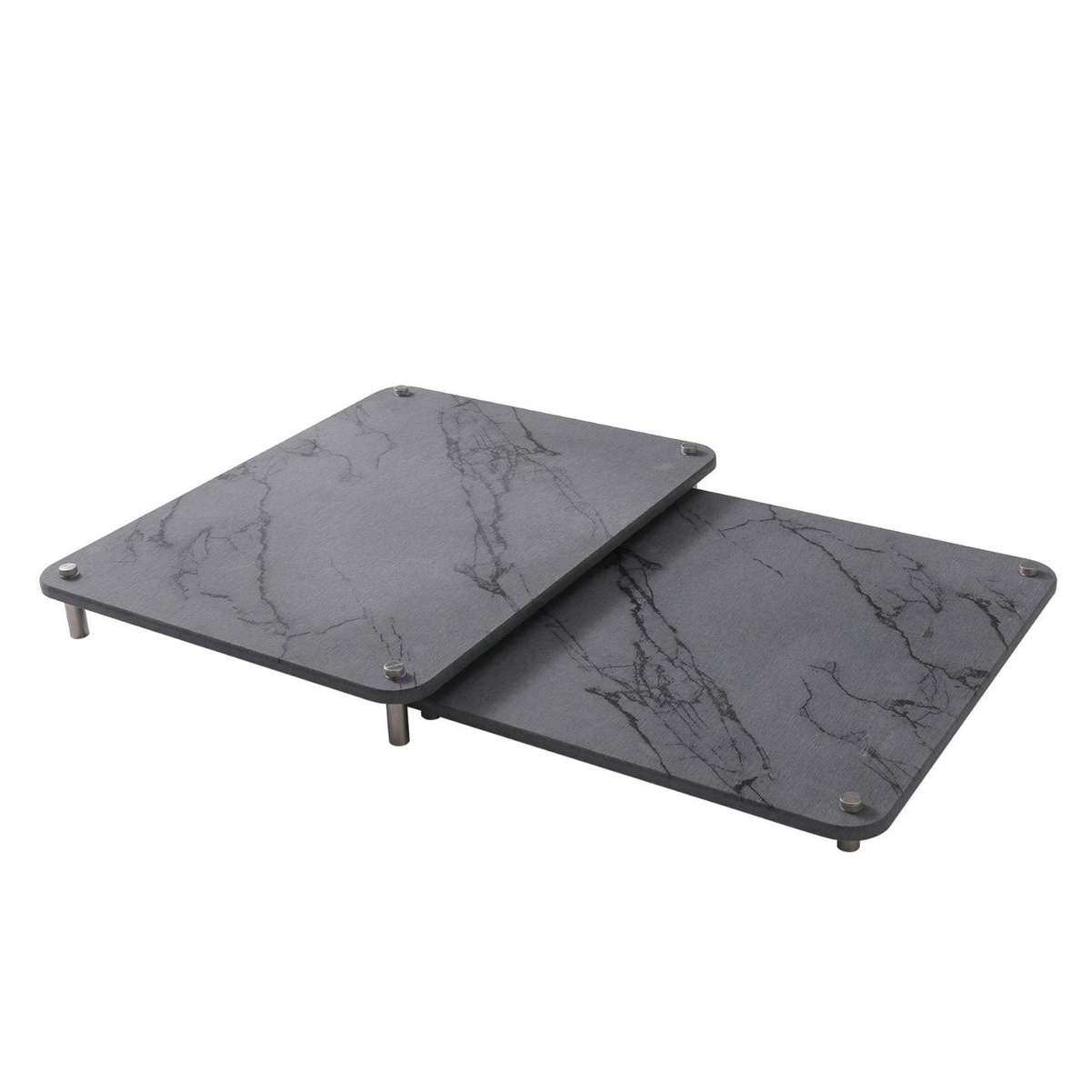 QuickDry Stone Dish Mat Set - Grey
