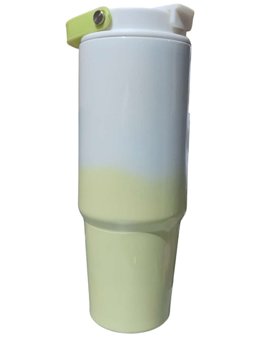 Color Flow 0.8L Double Wall Flask-Blue Yellow