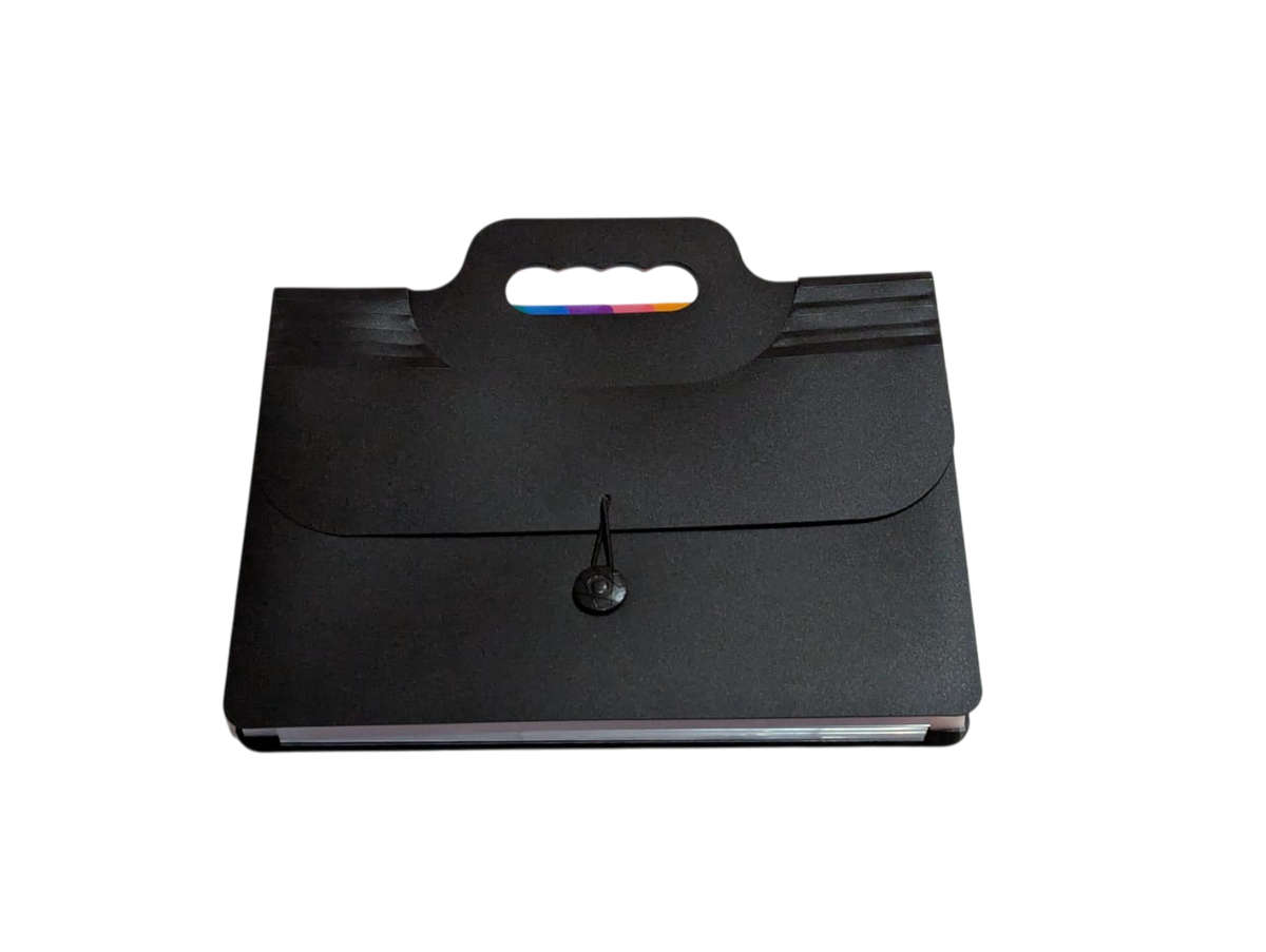 12 Pocket A4 Document Expanding Travel Case