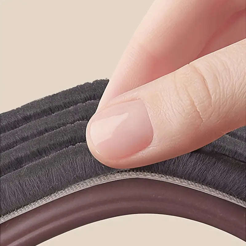 PVC Door Draft Gap Blocker - Black