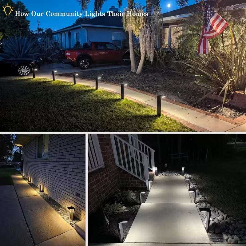 Solar Pathway Lights  Outdoor Garden Lighting, 30 LED, IP65 Waterproof