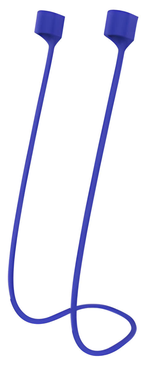 Silicone Earbud Strap - Blue