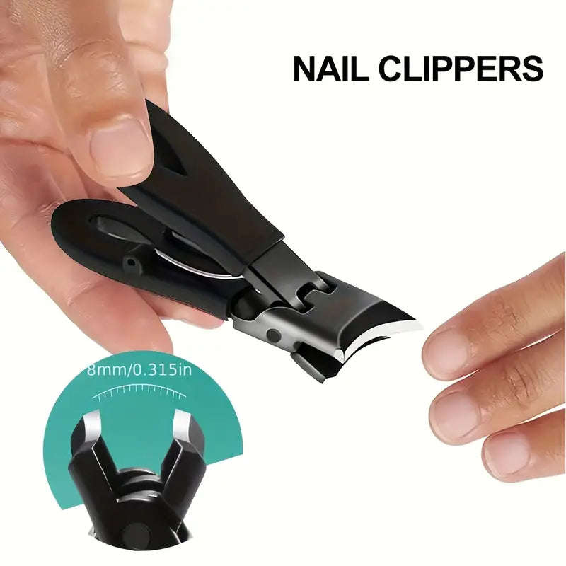 5pc Professional Heavy-Duty Toenail Clipper Set for Ingrown & Thick Toenails