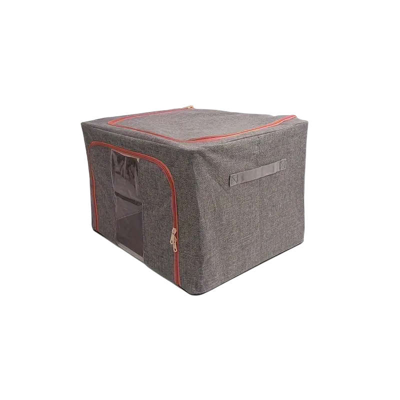 64l Foldable Clothes Storage Box - Navy