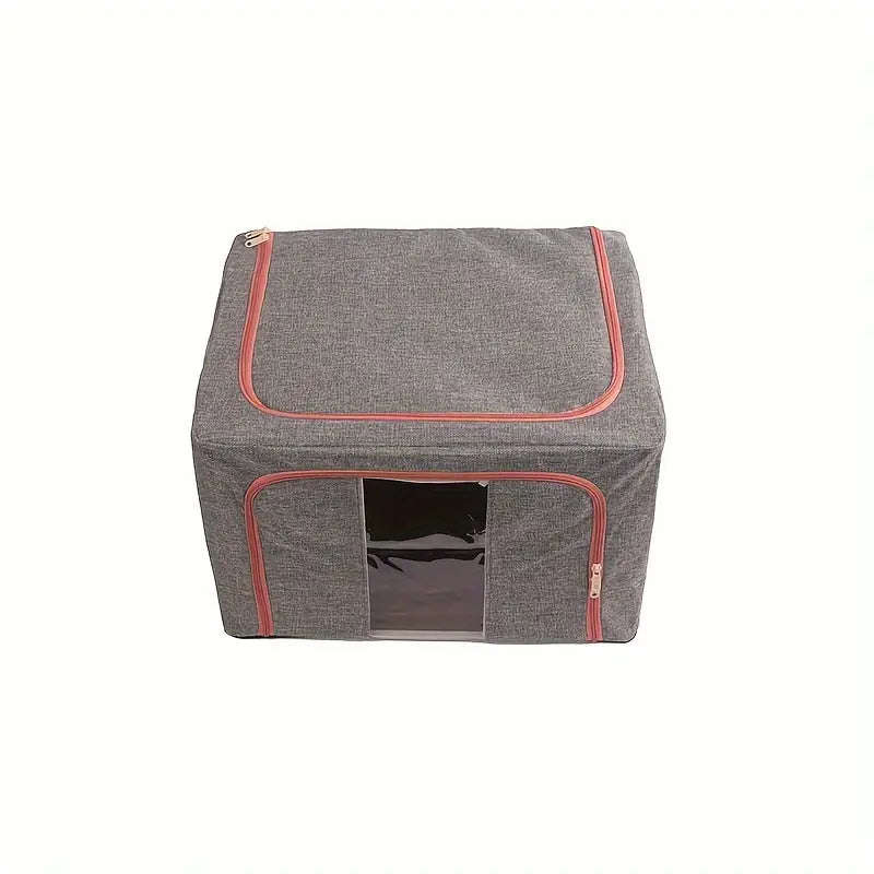 64l Foldable Clothes Storage Box - Navy